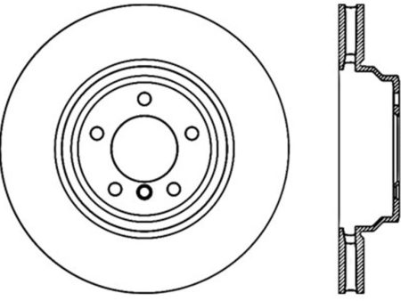 StopTech 07-12 BMW 335i Front Right Cryo Slotted Sport Brake Rotor For Cheap