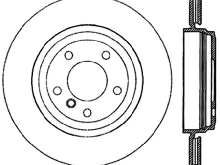 StopTech Sport Slotted (CRYO) 01-06 BMW 330Ci Rear Right Rotor on Sale