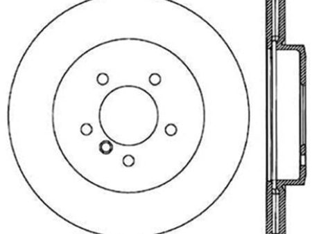 StopTech 2001-2005 BMW 330Ci   330i   330xi Front Right Cyro Slotted Rotor Cheap