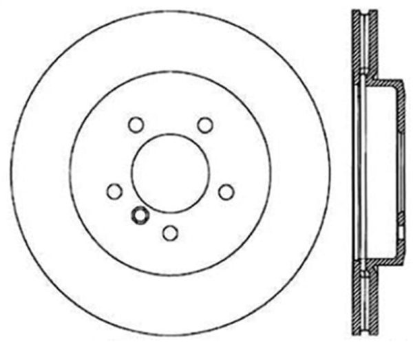 StopTech 2001-2005 BMW 330Ci   330i   330xi Front Right Cyro Slotted Rotor Cheap