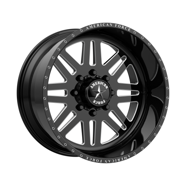 American Force AW09 22X12 8X6.5 G-BLK MACH -40MM Online Sale