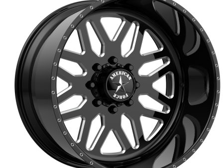 American Force AWB02 24X11 6X135 G-BLK MACH 00MM For Sale