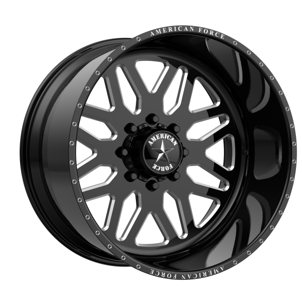 American Force AWB02 24X11 6X135 G-BLK MACH 00MM For Sale