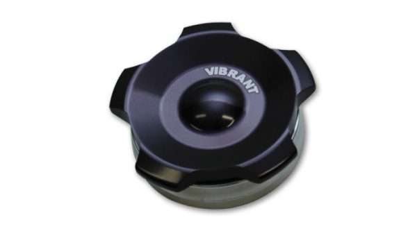 Vibrant 2.75in OD Aluminum Weld Bungs w  Anodized Black Aluminum Threaded Cap (incl. O-Ring) For Cheap