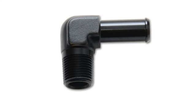 Vibrant 1 8 NPT to 1 4in Barb Straight Fitting 90 Deg Adapter - Aluminum Online Sale