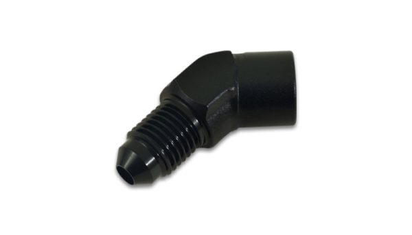 Vibrant -3AN to 1 8in NPT 45 Degree Adapter Fitting Fashion