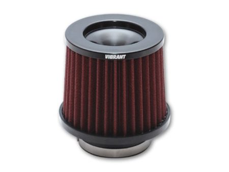 Vibrant The Classic Performance Air Filter (5.25in O.D. Cone x 5in Tall x 4.5in inlet I.D.) Supply