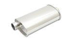 Vibrant StreetPower Oval Muffler 3.50in Inlet Outlet (Offset-Center) Online Sale