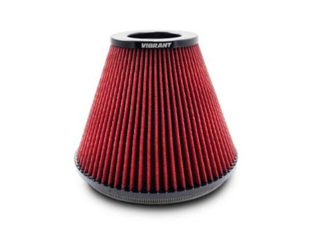 Vibrant 8.75in Inlet I.D. x 8.50in Height Bellmouth Velocity Stack Classiic Performance Air Filter Cheap