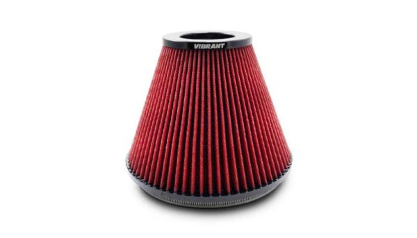 Vibrant 8.75in Inlet I.D. x 8.50in Height Bellmouth Velocity Stack Classiic Performance Air Filter Cheap