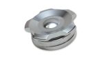 Vibrant 2in OD Aluminum Weld Bungs w  Polished Aluminum Threaded Cap (incl. O-Ring) Supply