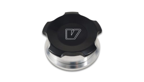 Vibrant 1.5in OD Aluminum Weld Bungs w  Black Anodized Threaded Cap (incl. O-Ring) Fashion