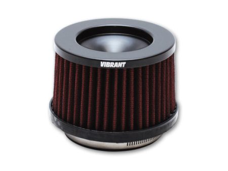 Vibrant The Classic Perf Air Filter 4.75in O.D. Cone x 3-5 8in Tall x 4in inlet I.D. Turbo Outlets Online Sale