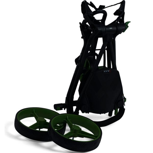 Big Max Autofold X 3-Wheel Push Trolley - Black on Sale