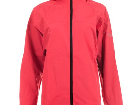 ProQuip Sophie Ultralite Ladies Waterproof Jacket - Coral Black Discount