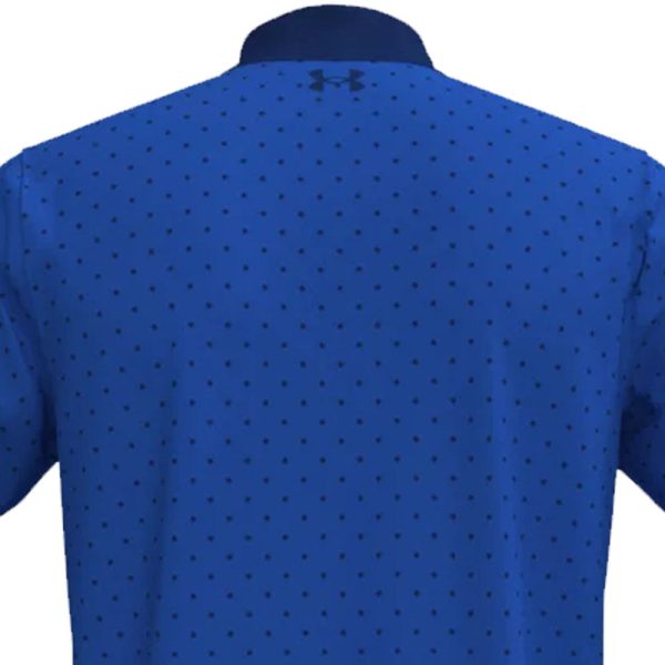 Under Armour Performance Printed Polo Shirt - Versa Blue Online Hot Sale