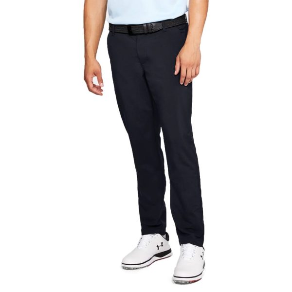 Under Armour Performance Slim Taper Golf Trousers - Black For Sale