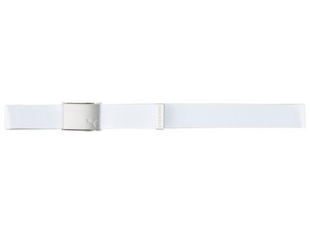 Puma Junior Reversible Web Belt - Bright White Cheap