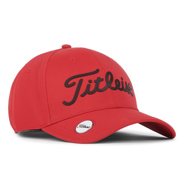 Titleist Players Performance Ball Marker Cap - Red Black Online Hot Sale