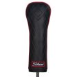 Titleist Leather Fairway Wood Headcover - Jet Black on Sale