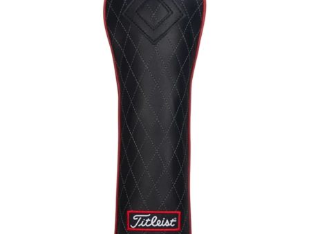 Titleist Leather Fairway Wood Headcover - Jet Black on Sale