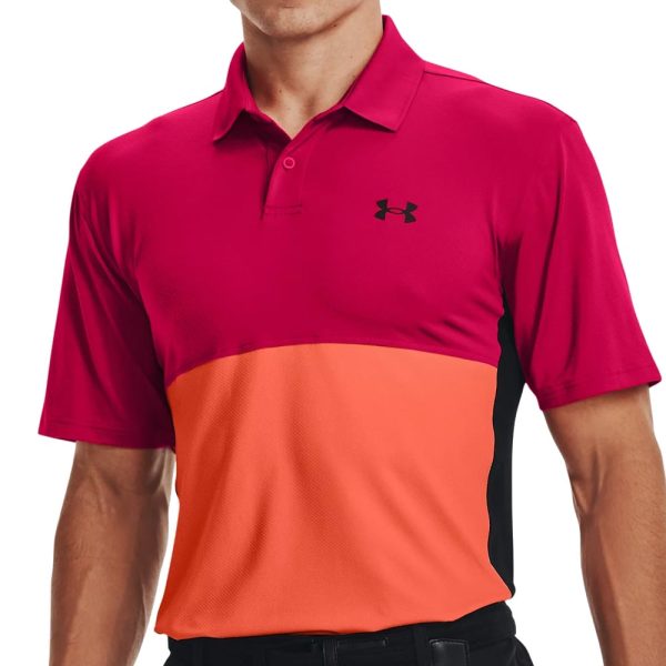 Under Armour Performance Blocked Polo Shirt - Knock Out Electric Tangerine Fashion