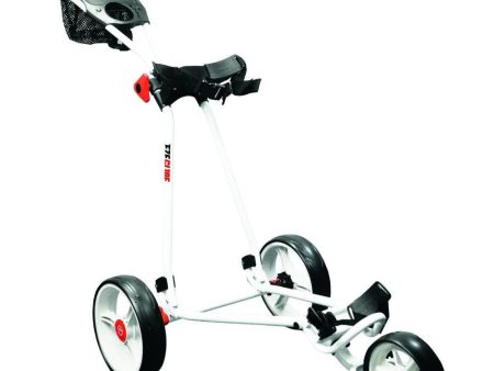 EzeGlide Cruiser 3-Wheel Push Trolley - White Cheap