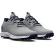 Under Armour Charged Draw 2 Wide Fit Waterproof Spiked Shoes - Mod Grey Midnight Navy Cheap