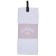 Callaway Trifold Towel - Mauve White For Cheap