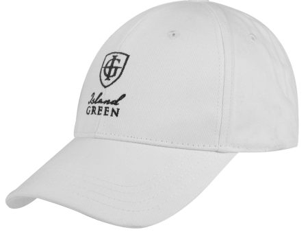 Island Green Performance Pro Golf Cap - White For Cheap