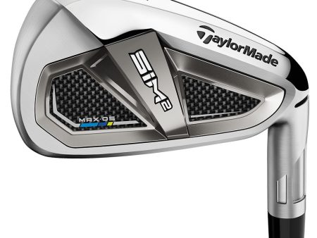 TaylorMade SIM 2 MAX OS Irons - Graphite Hot on Sale