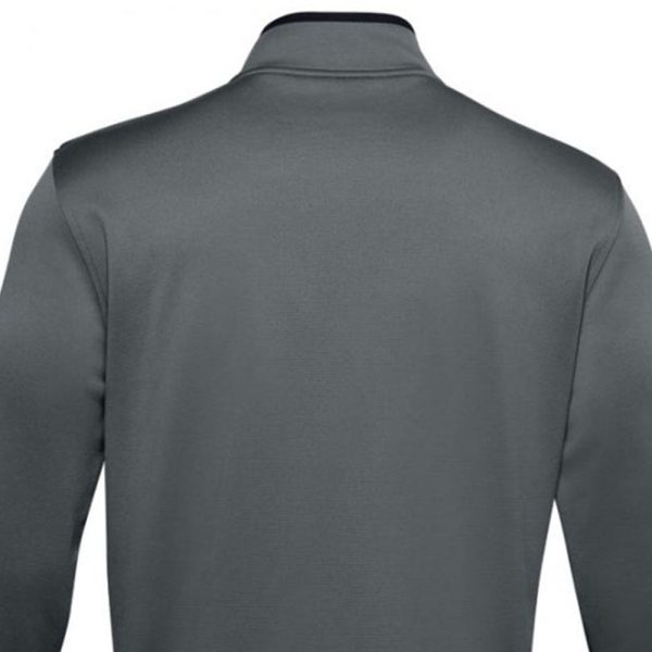 Under Armour Mens Armour Fleece 1 2 Zip - Pitch Grey Black on Sale