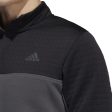 adidas DWR 22 Block 1 4 Zip Pullover - Black Grey Six Cheap