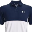 Under Armour Performance Blocked Polo Shirt - Academy White For Sale