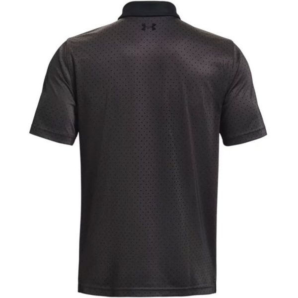 Under Armour Performance Printed Polo Shirt - Jet Grey Black Online Hot Sale