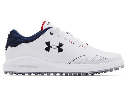 Under Armour Draw Sport Spikeless Shoes - White Academy Sale