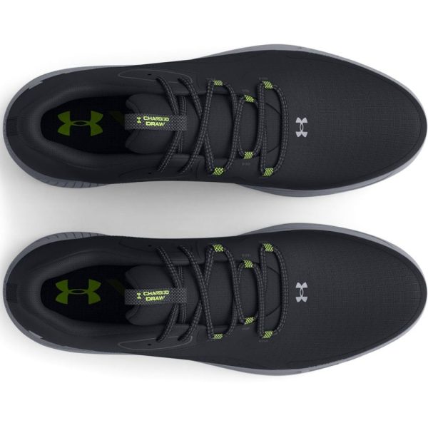 Under Armour Charged Draw 2 Waterproof Spikeless Shoes - Black Steel Discount