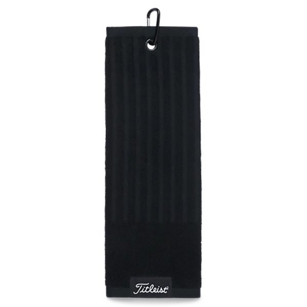 Titleist Trifold Cart Towel - Black For Discount