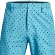 Under Armour Drive Printed Shorts - Fresco Blue Cruise Blue Online Hot Sale