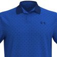 Under Armour Performance Printed Polo Shirt - Versa Blue Online Hot Sale