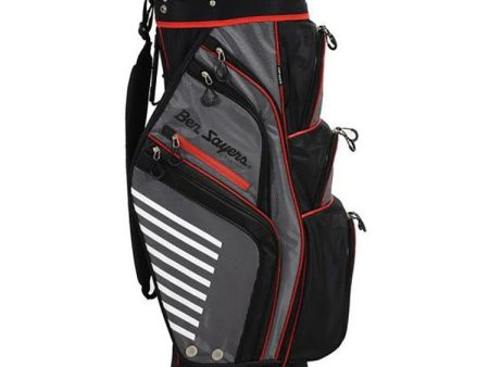 Ben Sayers XS Cart Bag - Grey Red Online now