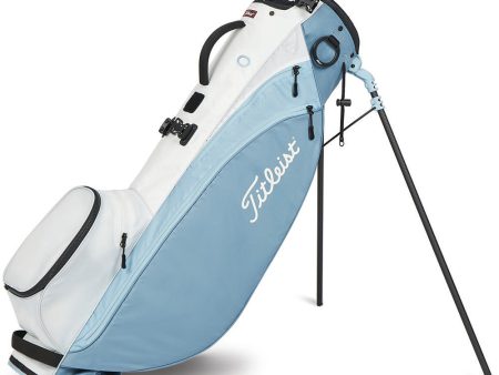 Titleist Players 4 Carbon Stand Bag - Vintage Blue White Tidal Discount