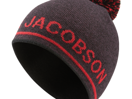 Oscar Jacobson Monroe Hat - Plum Red For Cheap