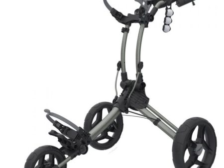 Clicgear Rovic RV1C Compact 3-Wheel Push Trolley - Silver Discount