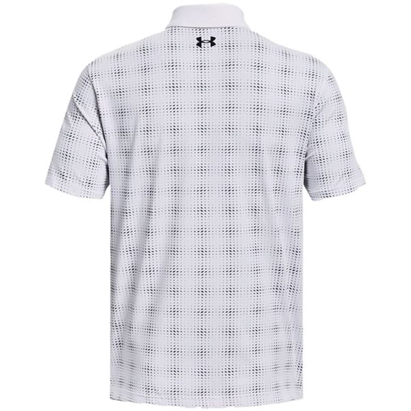 Under Armour Playoff 3.0 Dueces Grid Printed Polo Shirt - White Midnight Navy For Discount