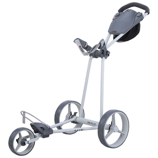 Big Max Ti-LITE 3-Wheel Push Trolley - Grey on Sale