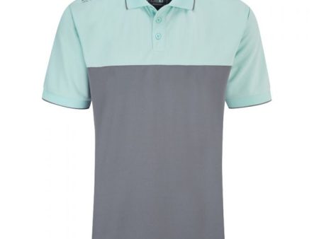 Stuburt Evolve Duo Block Polo Shirt - Storm Discount