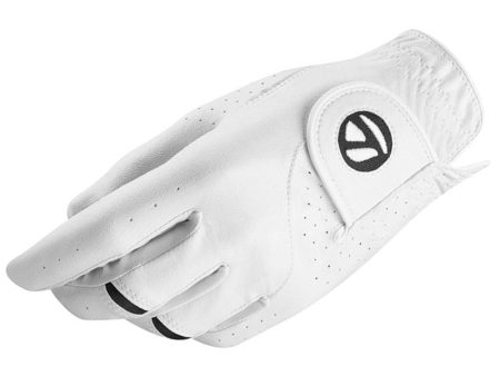 TaylorMade Stratus Tech Leather Golf Glove - White Fashion