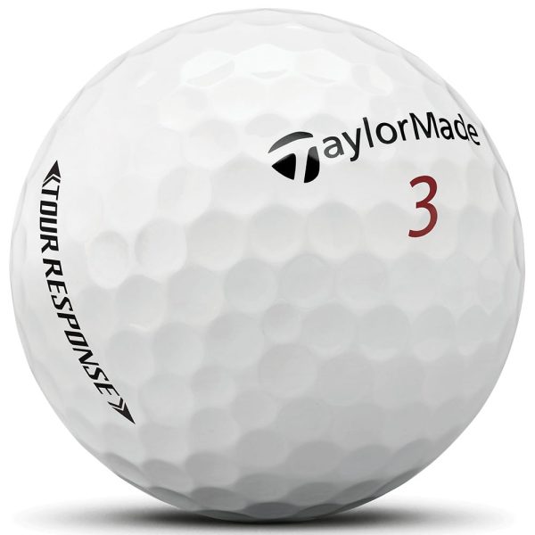 TaylorMade Tour Response Golf Balls - White - Double Dozen For Cheap