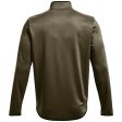 Under Armour 1 2 Zip Armour Pullover - Tent Black on Sale